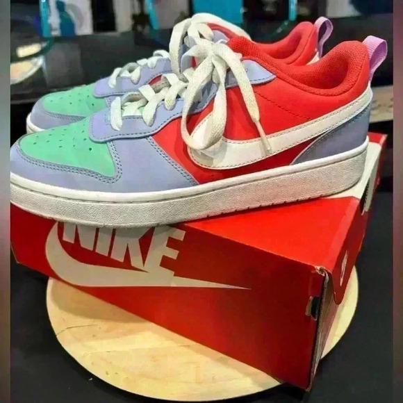 Nike Shoes - Nike court borough low re-craft GS. Youthful, BasketballCorp, WNBA, Girlhood,